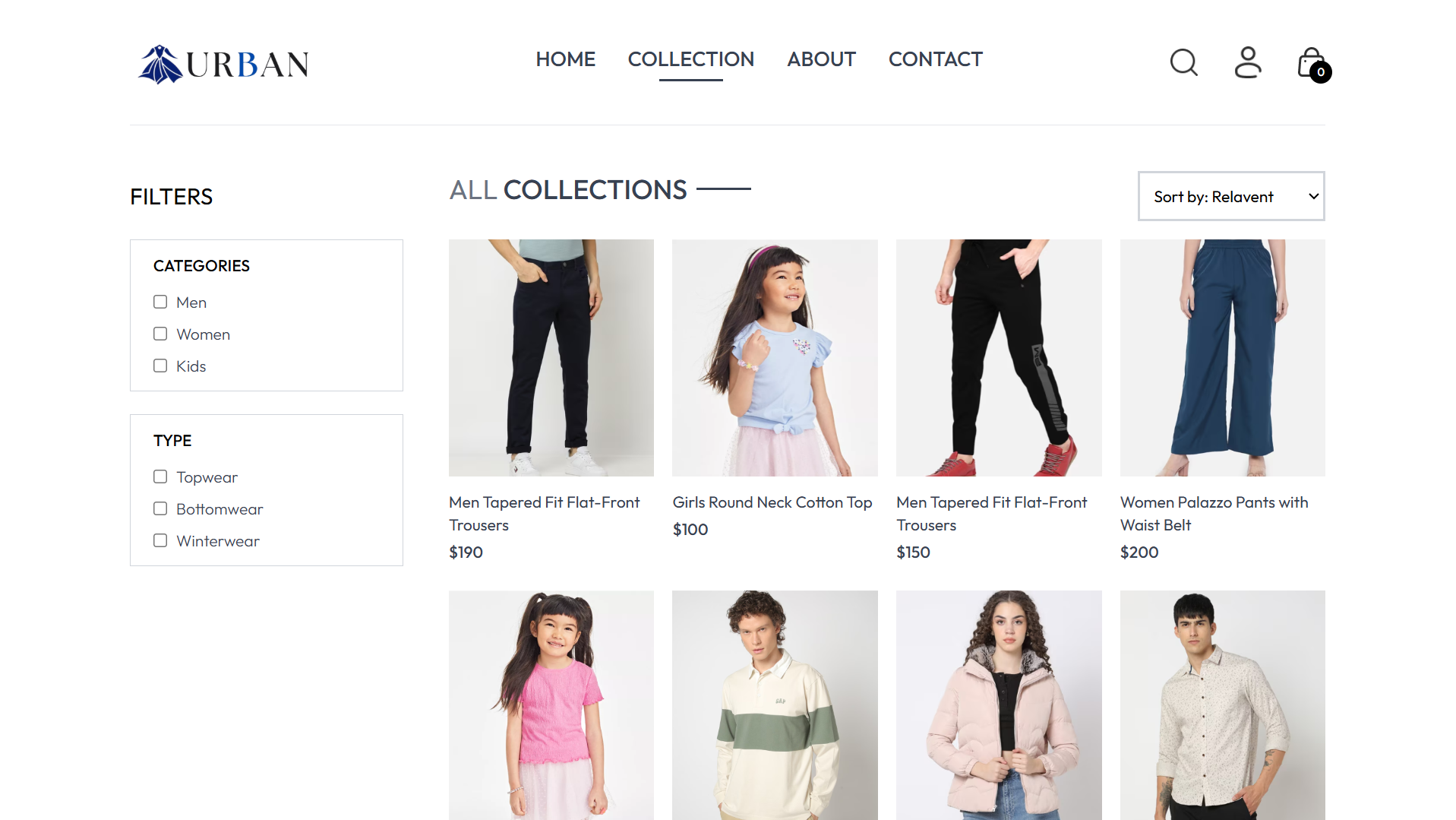 Product Listing